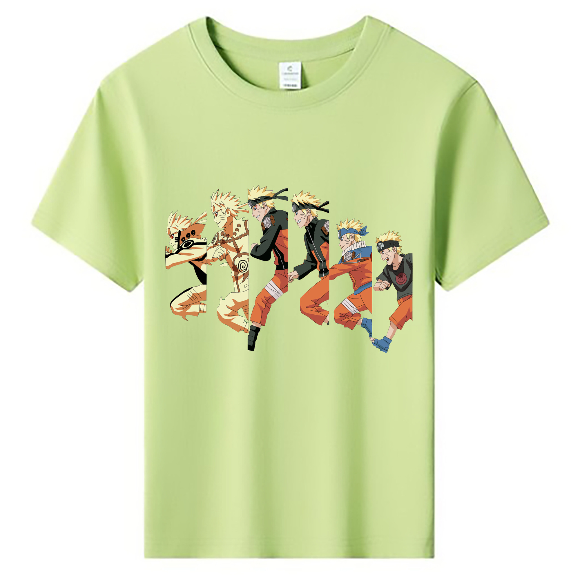 （画像用） NARUTO -ナルト- うずまき ナルト Uzumaki Naruto 綿100％キッズTシャツ（フロントプリント）